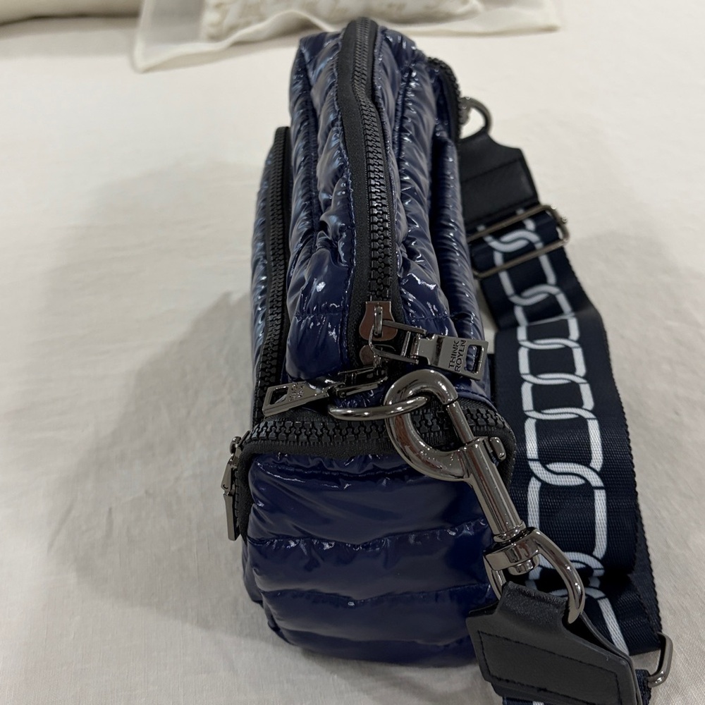 Think Royln Navy Blue Handbag with Guitar Strap - Picture 3 of 3